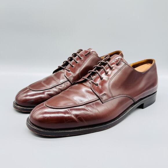 Cole Haan Shoes Mens 10 Brown Leather Calhoun Split Toe Derby Oxford Dress main image 4